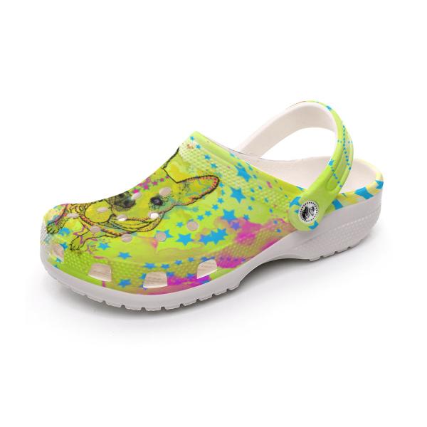 Clogs mit Hundemotiv Amy3 - Gartenschuhe, Gummischuhe, bunt, Unisex, Grösse 36-43, Mischling, Mix, AmStaff, Staffordshire, Staff, Pitbull, Pit, SOKA, Listenhund